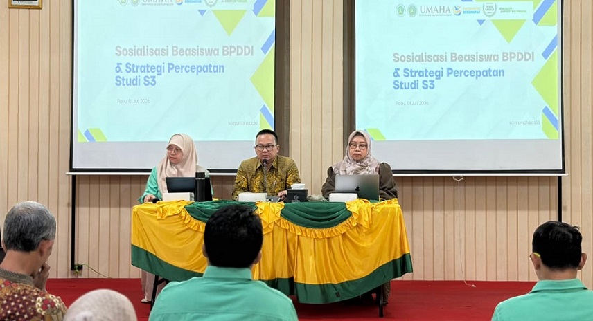 Dosen UMAHA Didorong untuk Meraih Gelar Doktor Melalui Beasiswa BPDDI