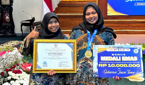 Perjuangan Berbuah Manis, Siswa SMK Negeri 1 Buduran Raih Emas LKS Nasional 2026