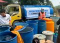 Tanggap Bencana Kemarau dan Kabut Asap Kalimantan, Pelindo Salurkan 70 Tangki Air Bersih dan Masker ke Warga