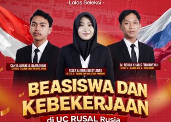 Tiga Siswa SMK Krian 1 Tembus Mancanegara, Lolos Seleksi Beasiswa UC Rusal Rusia