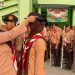 SMA Negeri 3 Sidoarjo Lakukan Upacara Penerimaan Tamu Ambalan