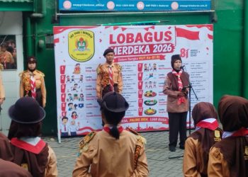 Peringati Hari Pramuka Ke-65, SMP PGRI 1 Buduran Gelar Upacara dan Lomba Kepanduan