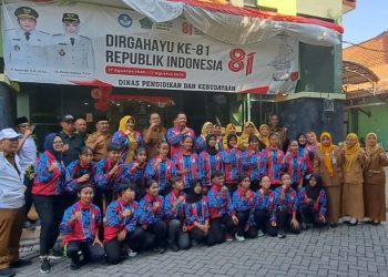 Dinas Dikbud Sidoarjo Melepas Tim GSI SMP Ikuti Kompetisi Tingkat Provinsi Jatim 2026