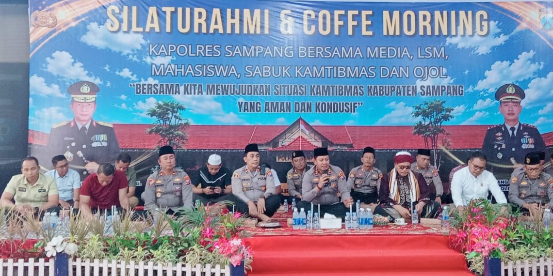 Polres Sampang Perkuat Sinergi dengan Masyarakat melalui Silaturahim dan Coffee Morning