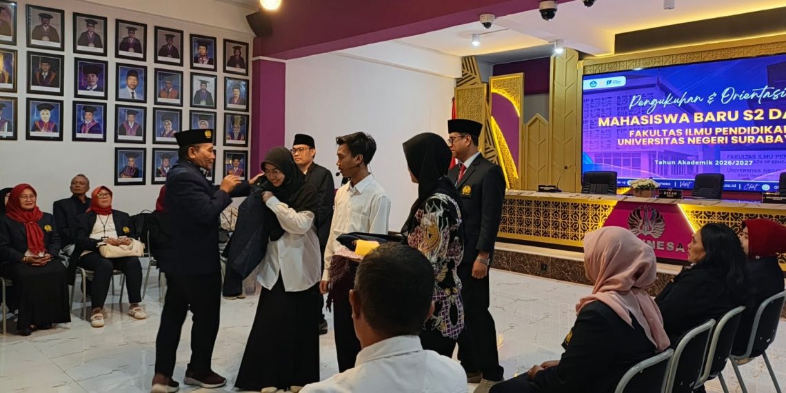 Resmi Dibuka, Unesa Gelar Pengukuhan dan Orientasi Maba S2 dan S3 Tahun Akademik 2026/2027