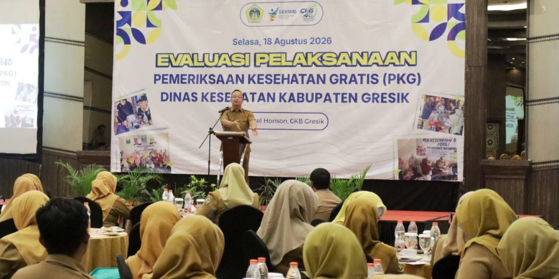 PKG di Gresik Baru Capai 28,6%, Wabup Alif Dorong Percepatan dan Pembenahan Sistem Pendataan