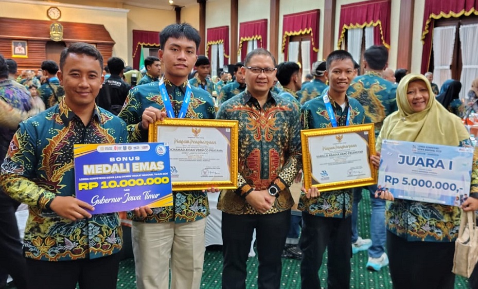 Siswa SMK Negeri 1 Jabon Raih Juara 1 LKS Nasional 2026 Bidang Teknologi dan Robotika