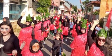Rayakan Kemerdekaan ke-81 RI, Ratusan Hadiah Semarakan Karnaval dan Jalan Sehat Warga RW 03 Desa Balongtani