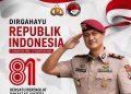 Kasatresnarkoba Polres Pelabuhan Tanjung Perak Surabaya Mengucapkan Dirgahayu RI ke-81, Dorong Sinergi Masyarakat Cegah Peredaran Narkoba
