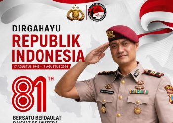 Kasatresnarkoba Polres Pelabuhan Tanjung Perak Surabaya Mengucapkan Dirgahayu RI ke-81, Dorong Sinergi Masyarakat Cegah Peredaran Narkoba