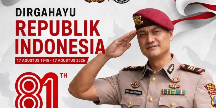 Kasatresnarkoba Polres Pelabuhan Tanjung Perak Surabaya Mengucapkan Dirgahayu RI ke-81, Dorong Sinergi Masyarakat Cegah Peredaran Narkoba