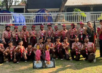 Putra-Putri Pramuka SMP Negeri 4 Waru Juara Umum Ajang LT 2 Beregu Penggalang