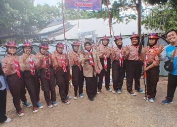 Putra-Putri Pramuka SMP Negeri 4 Waru Juara Umum Ajang LT 2 Beregu Penggalang