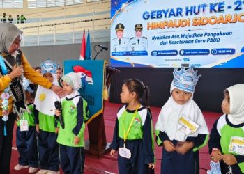 Bunda PAUD Sidoarjo Berharap Orang Tua Dampingi Anak-Anaknya Saat Main Gawai