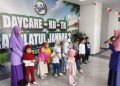 Kuatkan Motorik Anak, KB-TK Raudlatul Jannah 2 Sidoarjo Gelar Pelatihan Kemandirian