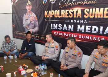 Kapolresta Sumenep Sambangi AMOS, Perkuat Sinergi Polisi dan Media Jaga Kamtibmas