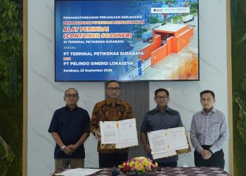 Pelindo Sinergi Lokaseva dan Terminal Petikemas Surabaya Hadirkan ‘Container Scanner’ di Surabaya