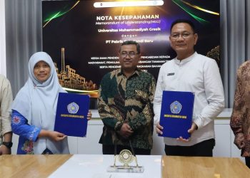 Perkuat Ketahanan Pangan, UMG – Pabrik Gula Candi Baru Sidoarjo Teken MoU Hilirisasi Riset Tebu