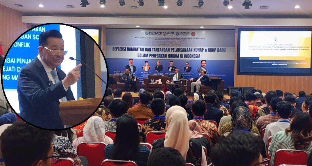 Ratusan Penegak Hukum Ikut Seminar Nasional, Otto Hasibuan Bahas KUHP dan KUHAP Baru