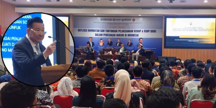 Ratusan Penegak Hukum Ikut Seminar Nasional, Otto Hasibuan Bahas KUHP dan KUHAP Baru