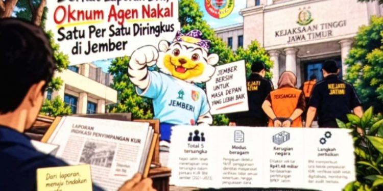 BNI Laporkan Oknum Nakal, Kejati Jatim Ringkus Tersangka KUR Jember