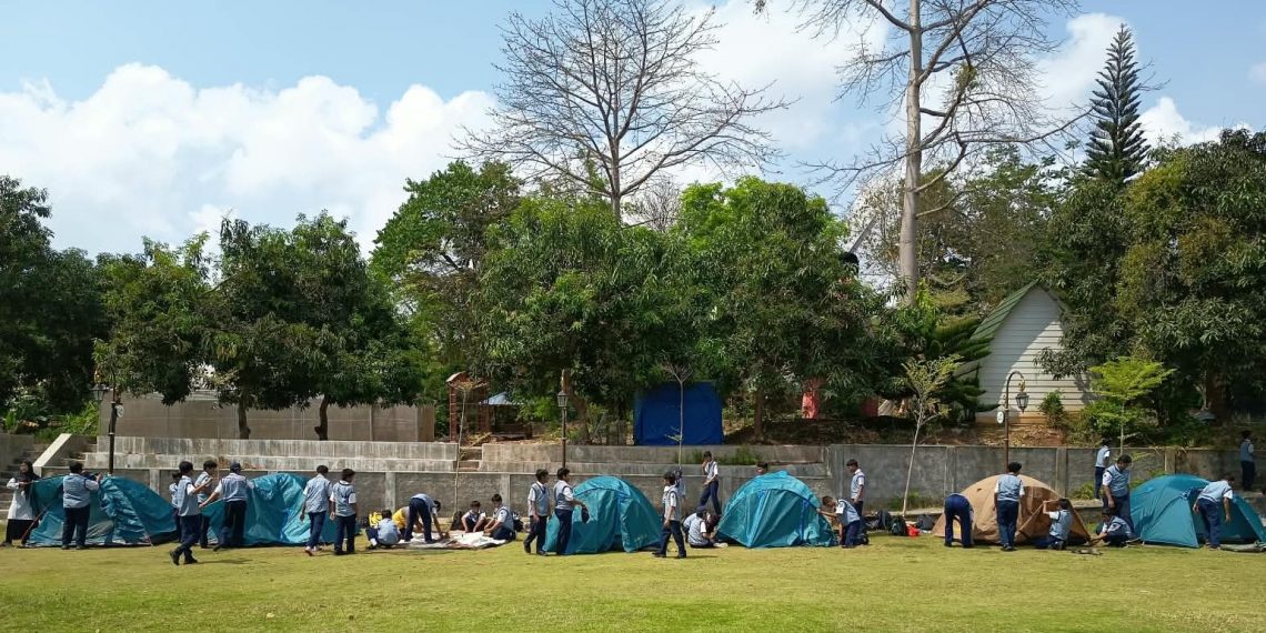 Di Wagos, Peserta Tahfidz Camp #6 Spemutu Bukan Sekadar Pasang Tenda, Tapi Belajar Mandiri di Alam