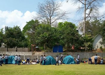 Di Wagos, Peserta Tahfidz Camp #6 Spemutu Bukan Sekadar Pasang Tenda, Tapi Belajar Mandiri di Alam