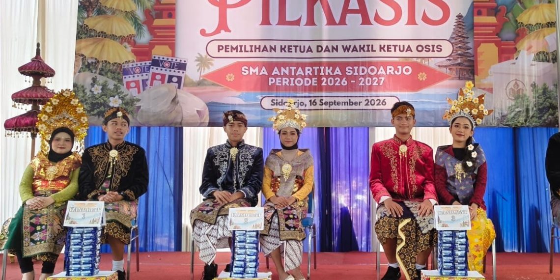 Siswa SMA Antartika Belajar Berdemokrasi Melalui Pilkasis, Dengan Nuansa Budaya Bali