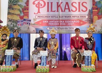 Siswa SMA Antartika Belajar Berdemokrasi Melalui Pilkasis, Dengan Nuansa Budaya Bali