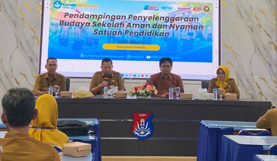 Dinas Dikbud Sidoarjo Beri Apresiasi Penguatan Perlindungan Anak Sekolah Melalui Pokja BSAN