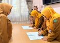 ​Perkuat Tata Kelola Bersih, ASN Dinas P3A KB Sidoarjo Lakukan Penandatanganan Pakta Integritas