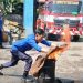 Antisipasi Kebakaran, Damkar Kediri Latih Siswa Kenali Bahaya Sejak Dini