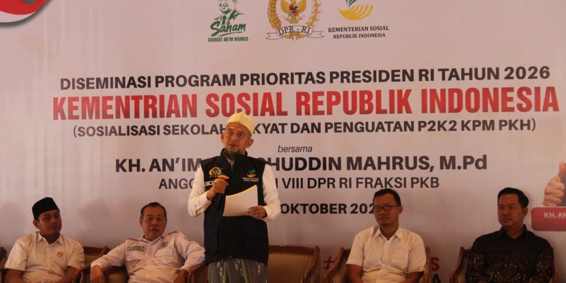 Gus An’im Dorong Bansos Jadi Jalan Menuju Kemandirian Ekonomi Warga Kediri
