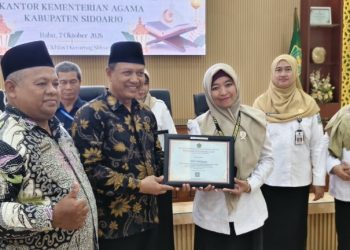SMP Negeri 2 Wonoayu Raih Dua Penghargaan Sekaligus, SRC dan SMB dari Kemenag Sidoarjo