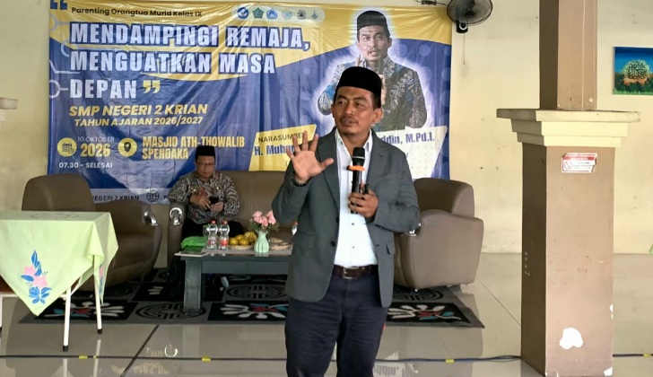 SMP Negeri 2 Krian Ajak Orang Tua Dampingi Anaknya Menuju Masa Depan