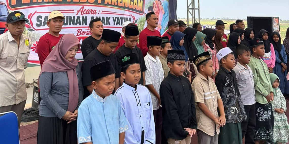 Syukuran Panen Tebu di Parengan Tuban, Paguyuban Petani dan Driver Tebu Tuban Selatan Gelar Santunan Anak Yatim