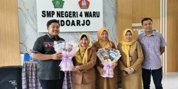 Anggota Dewan Dukung Program ‘Literasi on The Road’ Percontohan di SMP Negeri 4 Waru
