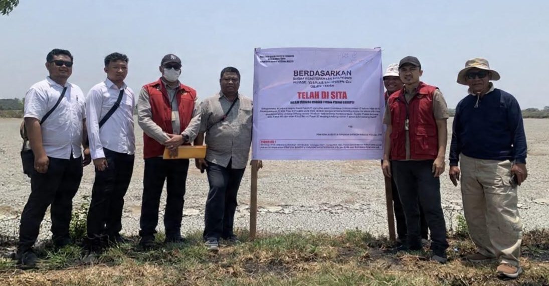 Dugaan Korupsi, Subdit III Tipidkor Polda Jatim Sita 89,8 Hektare Lahan milik PT KIG