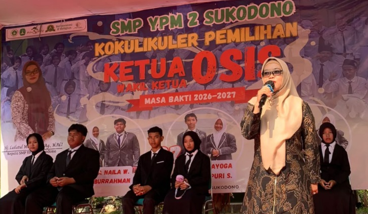 Edukasi Demokrasi Digital, SMP YPM 2 Sukodono Gelar Pemilihan Ketua OSIS Berbasis E-Voting