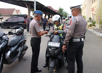 Operasi Patuh Semeru 2026, Polisi di Sumenep Tak Luput dari Pemeriksaan Disiplin