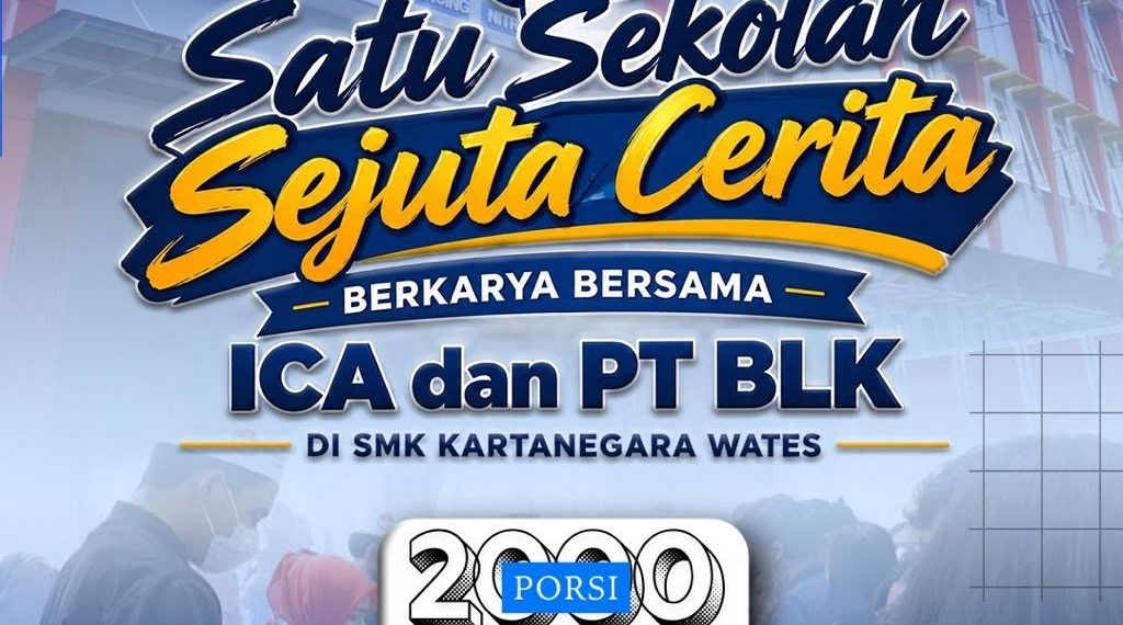Target 2.000 Porsi, ICA dan PT BLK Libatkan Siswa SMK Kartanegara dalam Masak Besar