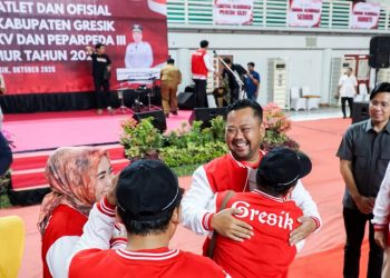 Bupati Gresik Lepas 187 Atlet dan Ofisial Kontingen POPDA XV dan PEPARPEDA III Jatim 2026