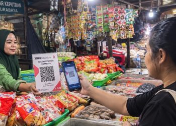 Dukung Digitalisasi Pasar Keputran, BRI Regional Office Surabaya Hadirkan Fasilitas WiFi untuk Permudah Transaksi QRIS