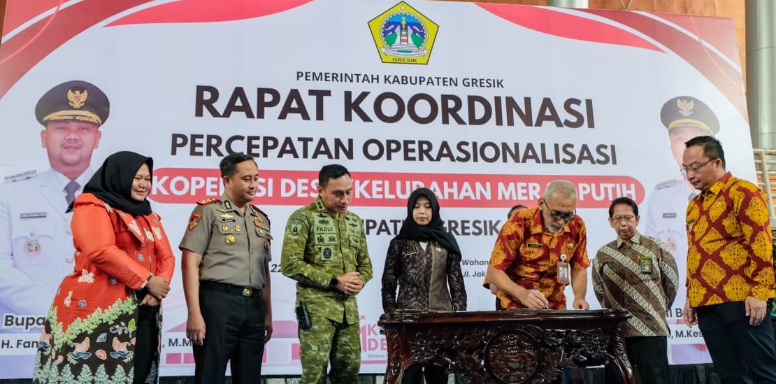 Gelar Rakor, Pemkab Gresik Inginkan Percepatan Operasional 356 Koperasi Merah Putih