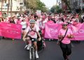 800 Peserta NCO Pink Morning Club, Dukung Sheraton Surabaya Peduli Kanker Payudara