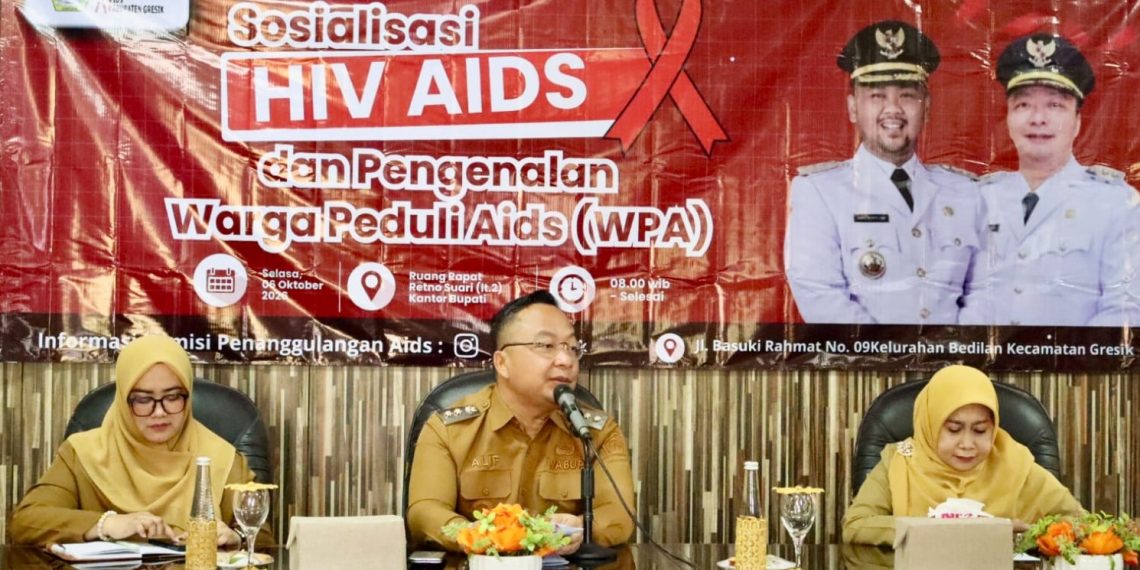Tanggulangi HIV/AIDS di Gresik, Wabup Alif Tekankan Kolaborasi dan Dukungan Masyarakat