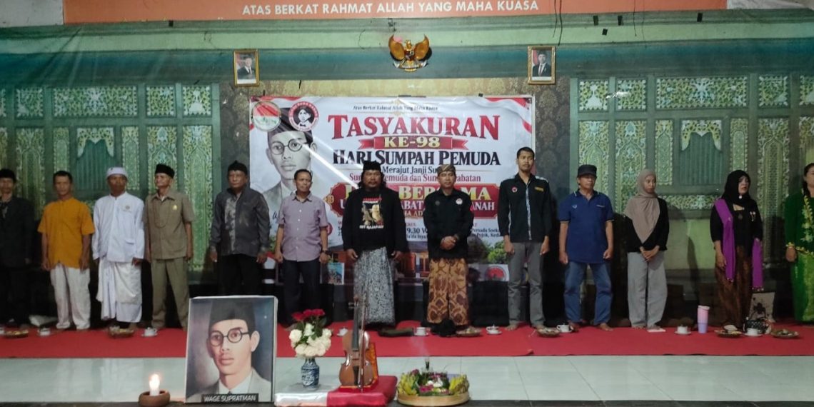 Peringati Sumpah Pemuda, Warga dan Tokoh Lintas Agama di Kediri Doakan Pejabat Negara